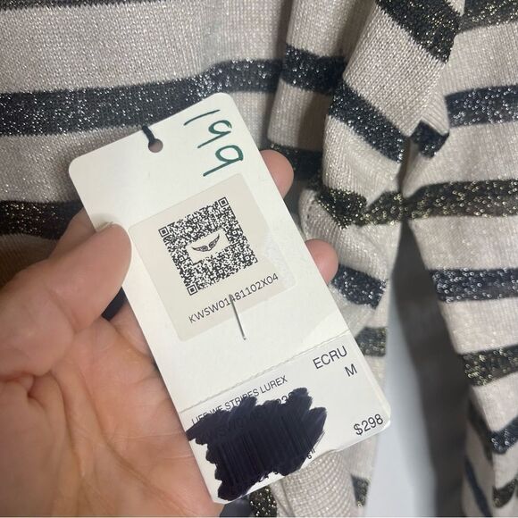 Zadig & Voltaire Life We Stripes Sweater NWT MEDIUM - Picture 8 of 13